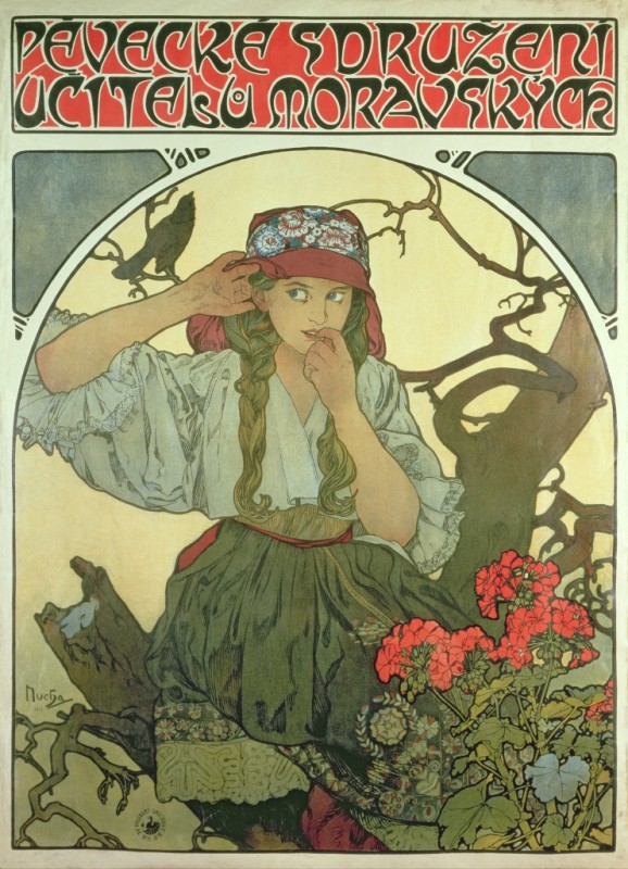 Moravian Teachers Choir, 1911 | Alphonse Mucha | Giclée Paper Art Print