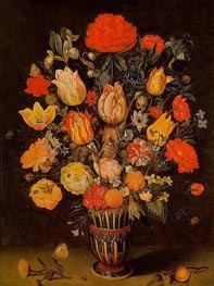 Still Life of Flowers, undated by Ambrosius Bosschaert | Canvas Print