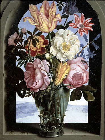 Still Life of Flowers in a Drinking Glass, undated | Ambrosius Bosschaert | Giclée Canvas Print