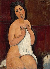 Modigliani | Seated Nude with a Shirt | Giclée Canvas Print