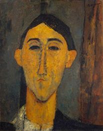 Porträt von Mateo Ruiz de Alegria, c.1915/16 von Modigliani | Kunstdruck