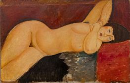 Reclining Nude, c.1917/18 by Modigliani | Art Print