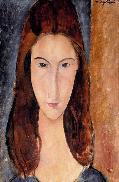 Porträt eines jungen Mädchens, c.1917/18 | Modigliani | Giclée Leinwand Kunstdruck