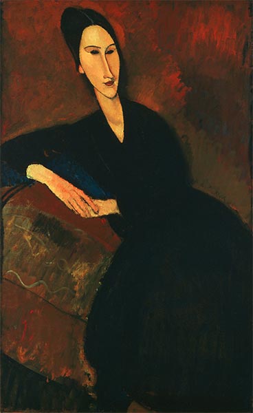 Anna Zborowska, 1917 | Modigliani | Giclée Leinwand Kunstdruck
