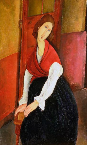 Jeanne Hebuterne, 1919 | Modigliani | Giclée Canvas Print