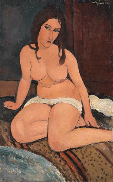 Sitzender Akt, 1917 | Modigliani