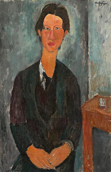 Chaim Soutine, 1917 | Modigliani | Giclée Leinwand Kunstdruck