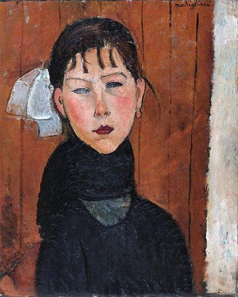 Marie, Daughter of the People, 1918 | Modigliani | Giclée Canvas Print