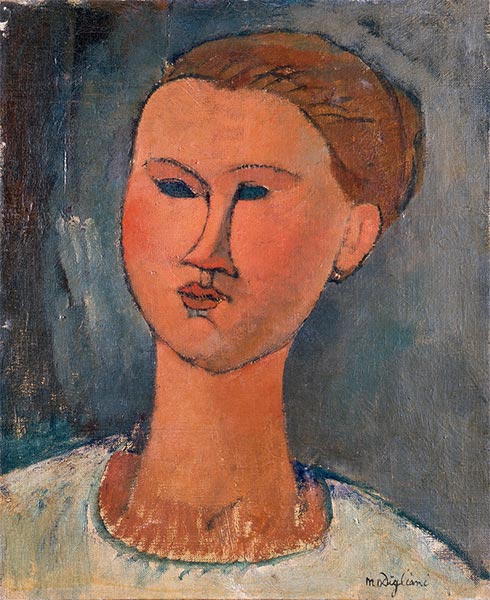Head of a Young Lady, 1915 | Modigliani