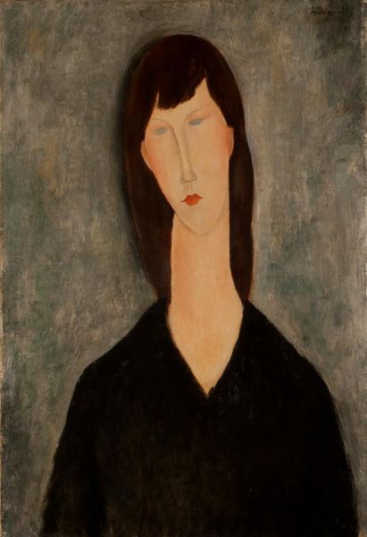 Modigliani | Frauenbüste, c.1917/20 | Giclée Leinwand Kunstdruck