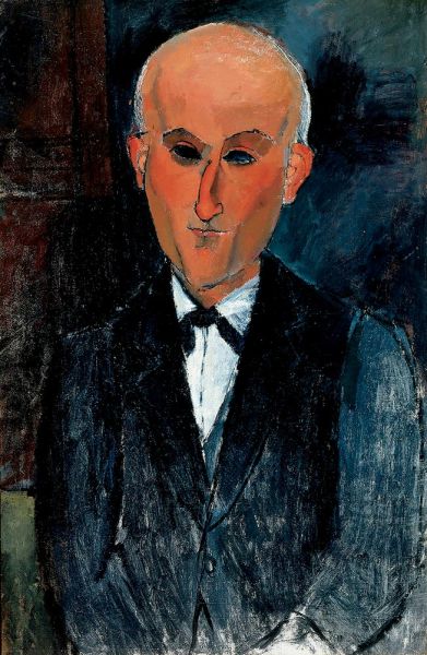 Modigliani | Max Jacob, c.1916/17 | Giclée Leinwand Kunstdruck