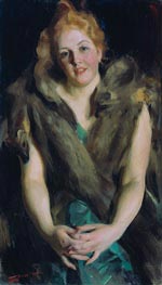 Maja, 1900 von Anders Zorn | Leinwand Kunstdruck