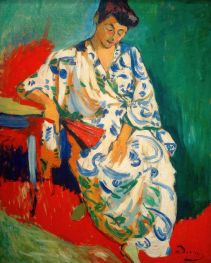 Woman with Shawl, Madame Matisse with Kimono, 1905 by Andre Derain | Canvas Print