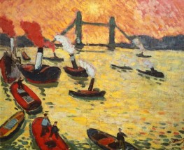 Boats on the Thames, 1905 | André Derain