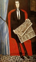 Portrait of a Stranger with Newspaper, 1911/14 | André Derain