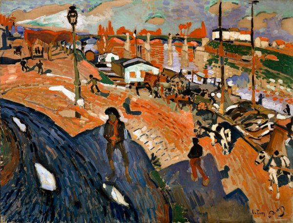 Die Brücke von Le Pecq, c.1904/05 | Andre Derain | Giclée Leinwand-Kunstdruck