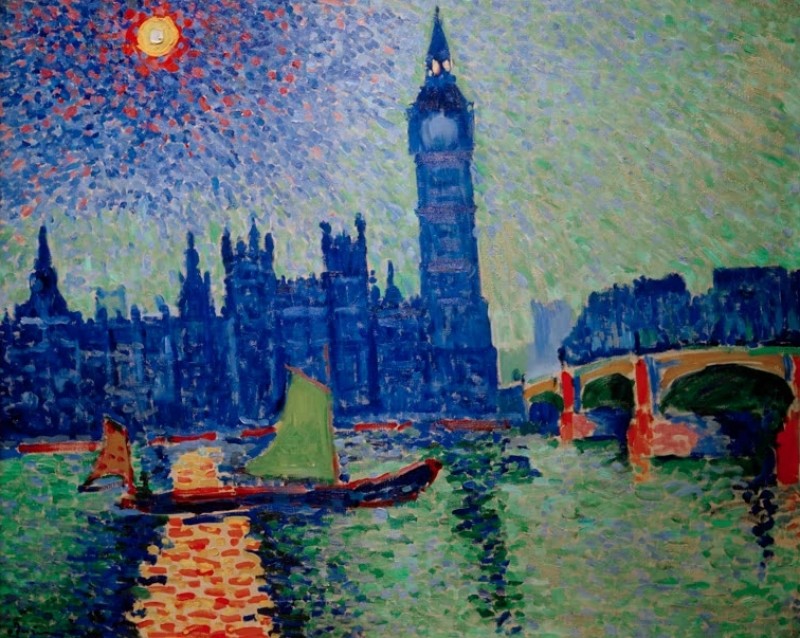 Houses of Parliament, London (Big Ben), c.1906/07 | André Derain | Giclée Canvas Print