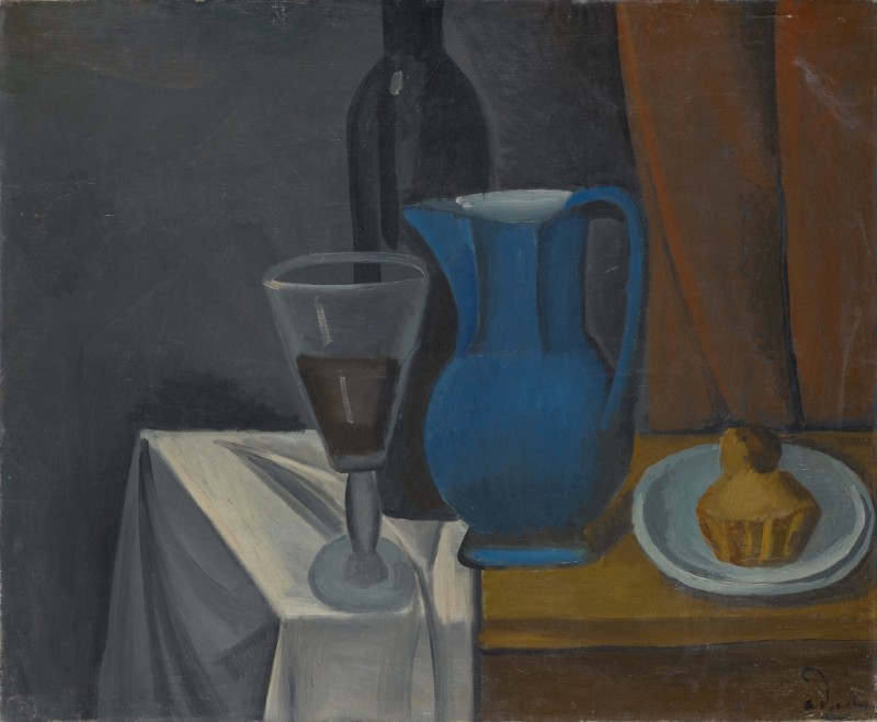 Still Life with Brioche (Glass and Bottle), 1911 | André Derain | Giclée Canvas Print
