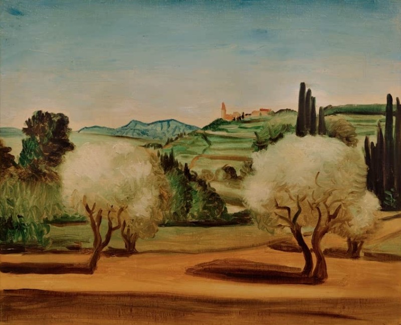 Landscape with Olive Trees, c.1930 | André Derain | Giclée Canvas Print