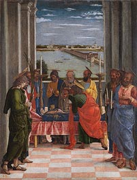 Death of the Virgin, c.1462 von Mantegna | Leinwand Kunstdruck