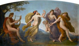 La Danse des Grâces présidée par Apollon, 1814-1816 | Girodet de Roussy-Trioson
