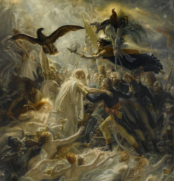 Apotheosis of the French Heros who Died for the Homeland during the Liberte War, c.1800 | Girodet de Roussy-Trioson