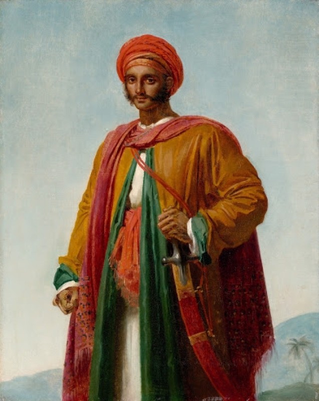 Study for 'Portrait of an Indian', 1807 | Girodet de Roussy-Trioson | Giclée Canvas Print