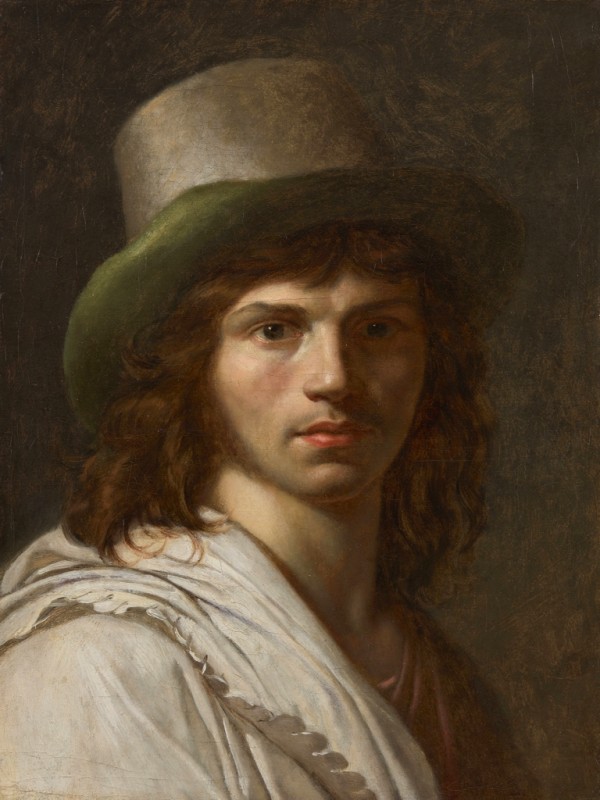 Self-Portrait, 1795 | Girodet de Roussy-Trioson | Giclée Canvas Print