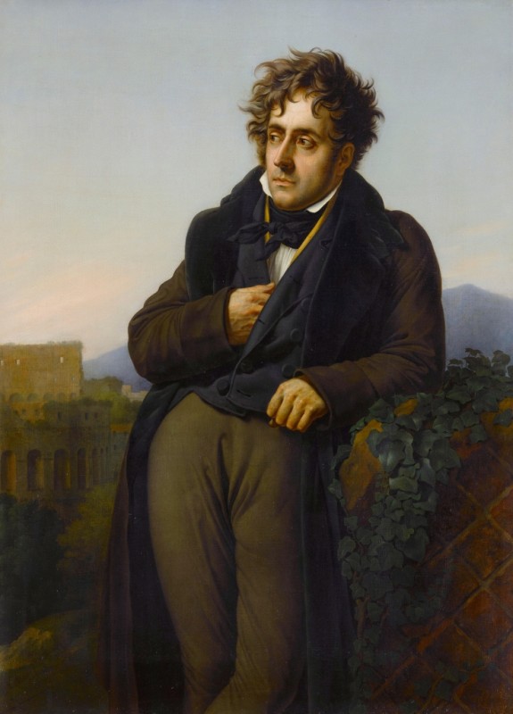 François-René, Viscount de Chateaubriand, 1811 | Girodet de Roussy-Trioson | Giclée Canvas Print