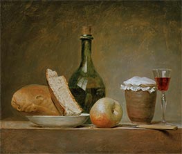 Still Life with a Bulbous Bottle | Vallayer-Coster | Painting Reproduction