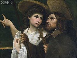 Annibale Carracci | St Roch and the Angel | Giclée Canvas Print