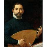 Portrait of a Lute Player, c.1593/94 - Annibale Carracci