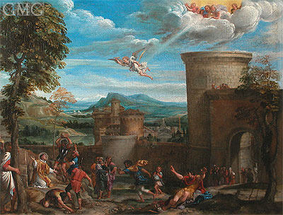 The Stoning of St. Stephen, Undated | Annibale Carracci | Giclée Canvas Print