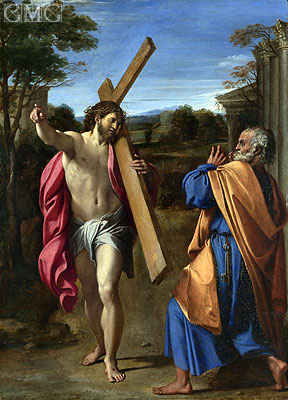Christ Appearing to Saint Peter on the Appian Way, c.1601/02 | Annibale Carracci | Giclée Canvas Print