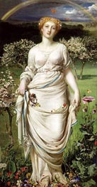 Gentle Spring, c.1860 von Sandys | Leinwand Kunstdruck