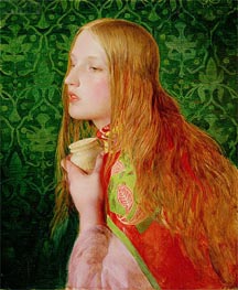 Mary Magdalene, c.1858/60 von Sandys | Leinwand Kunstdruck