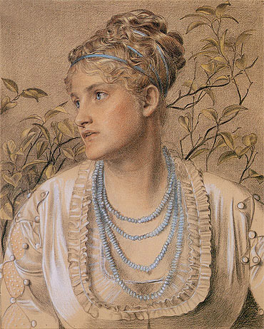 Mary Sandys, c.1871/73 | Sandys | Giclée Papier-Kunstdruck