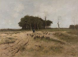 On the Heath near Laren, 1887 von Anton Mauve | Leinwand Kunstdruck