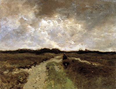 Crossing the Heath, c.1885/88 | Anton Mauve | Giclée Leinwand Kunstdruck