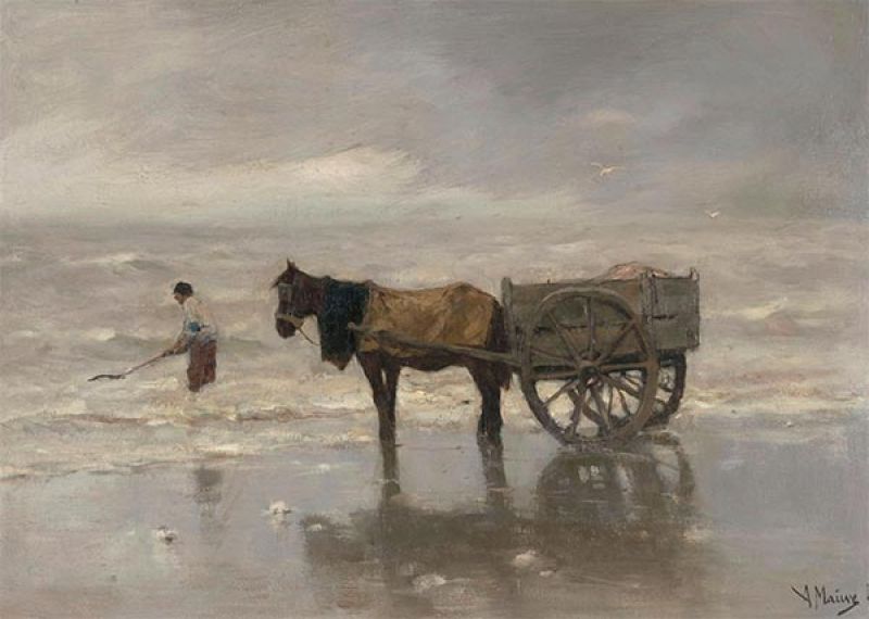 Gathering Seaweed, n.d. | Anton Mauve