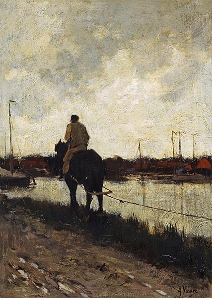 The Tow-Path, c.1868/78 | Anton Mauve | Giclée Canvas Print