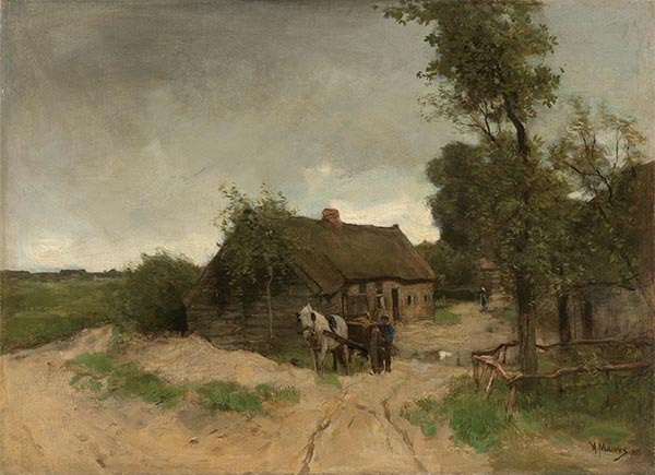 Haus an der staubigen Straße, c.1870/88 | Anton Mauve