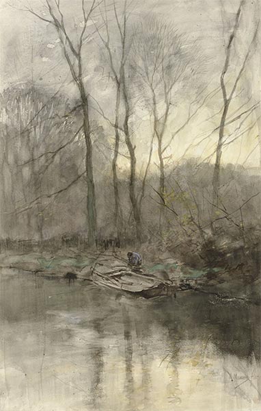 Forest Edge on the Water, c.1848/88 | Anton Mauve | Giclée Paper Print