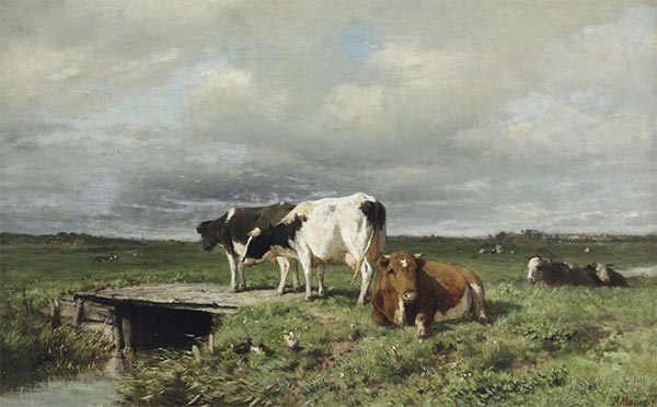 Cattle in an Extensive Polder Landscape, Undated | Anton Mauve | Giclée Canvas Print