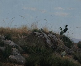 Country Landscape With Prickly Pears, 1867 | Antonino Leto