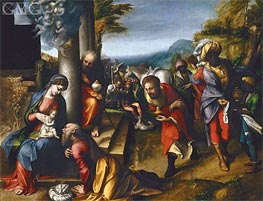 Adoration of the Magi | Correggio | Painting Reproduction
