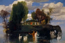 The Isle of the Living | Arnold Bocklin | Painting Reproduction