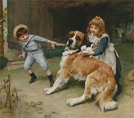 Friend or Foe, 1891 by Arthur John Elsley | Canvas Print