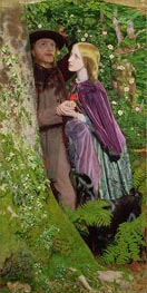 Arthur Hughes | The Long Engagement, 1859 | Giclée Canvas Print
