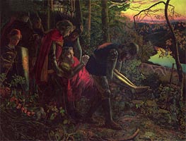 The Knight of the Sun | Arthur Hughes | Painting Reproduction